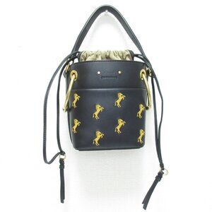 CHLOE Black Leather Shoulder Bag